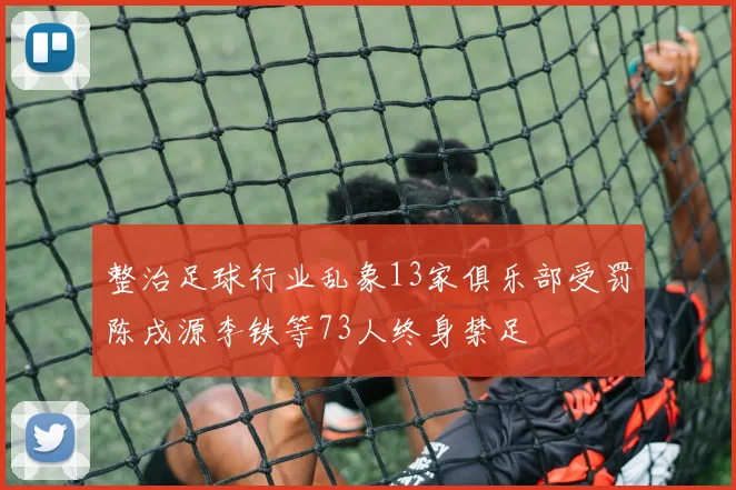 整治足球行业乱象13家俱乐部受罚陈戌源李铁等73人终身禁足